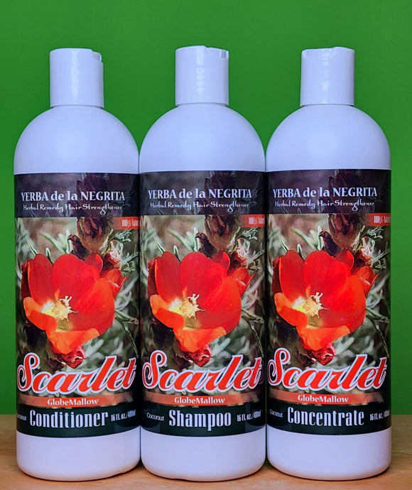 Scarlet Globemallow ( Yerba de la Negrita) Shampoo Conditioner Concentrate