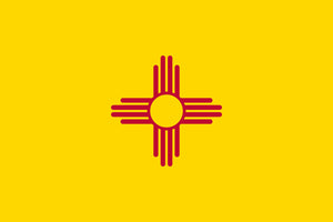 New Mexico Zia Symbol Flag
