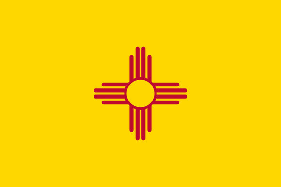 New Mexico Zia Symbol Flag